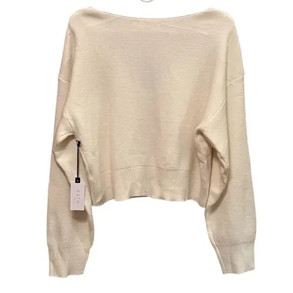 ASTR the Label Ivory Cardigan Sweater Size XL NWT - Picture 3 of 7